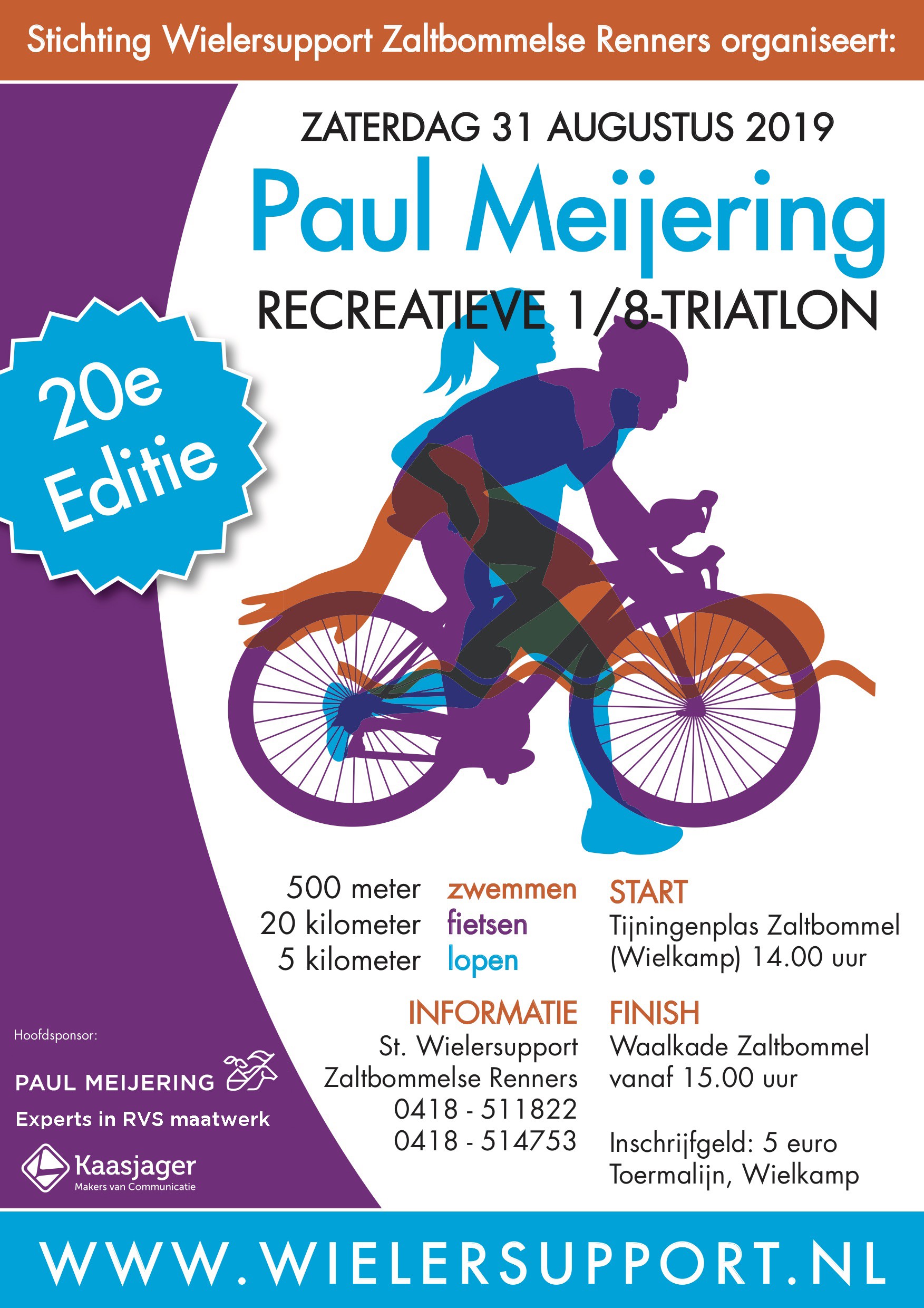 Affiche triatlon Paul Meijering
