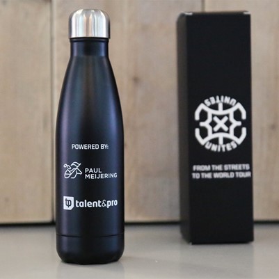 sustainable drinkbottle 3X3 Unites Paul Meijering Talent Pro
